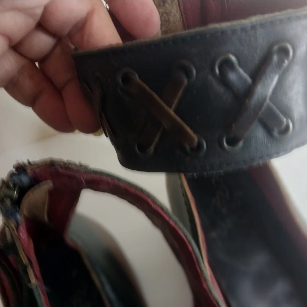 FIREBIRDS Moana Size 10 Elegant Brown Leather Women's Heels - Picture 5 of 12